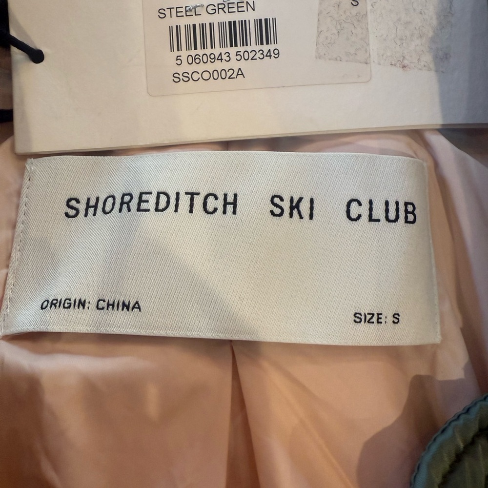 Shoreditch Ski Club Nwt Olive Green Bomber Jacket For Women — image 8 of 8